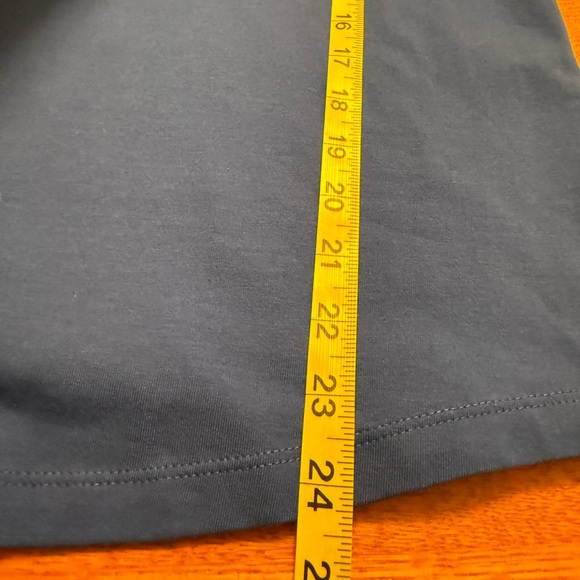 Chicos‎ Womens Blouse Blue NWT Size 2 V-Neck Gauze Flutter Sleeve Officewear - Picture 8 of 8